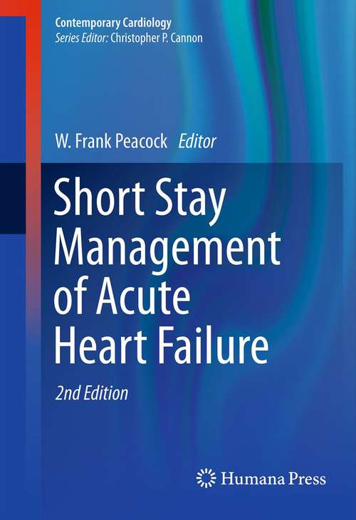 Book cover of Short Stay Management of Acute Heart Failure