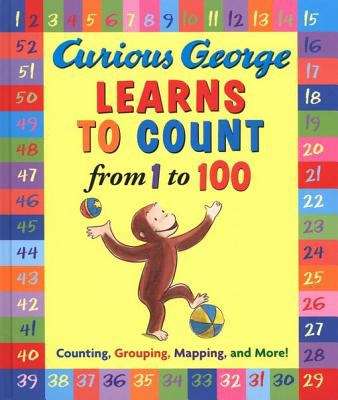 Book cover of Curious George Learns to Count from 1 to 100