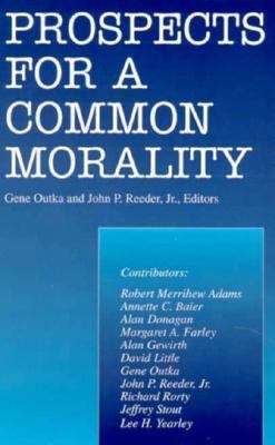 Cover image of Prospects for a Common Morality