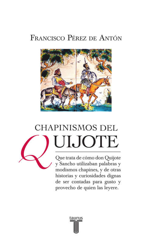 Book cover of Chapinismos del Quijote