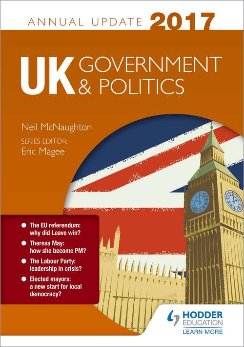 Book cover of UK Government & Politics Annual Update 2015