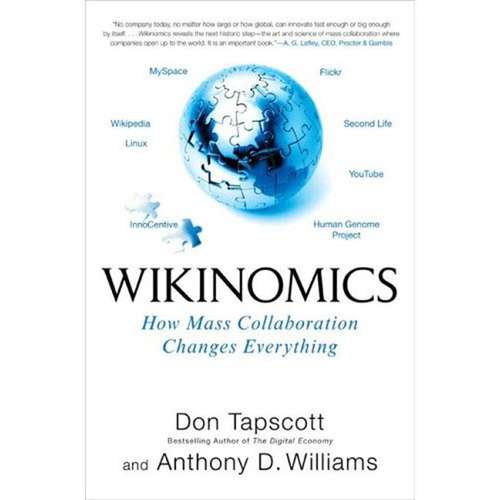 Book cover of Wikinomics: How Mass Collaboration Changes Everything