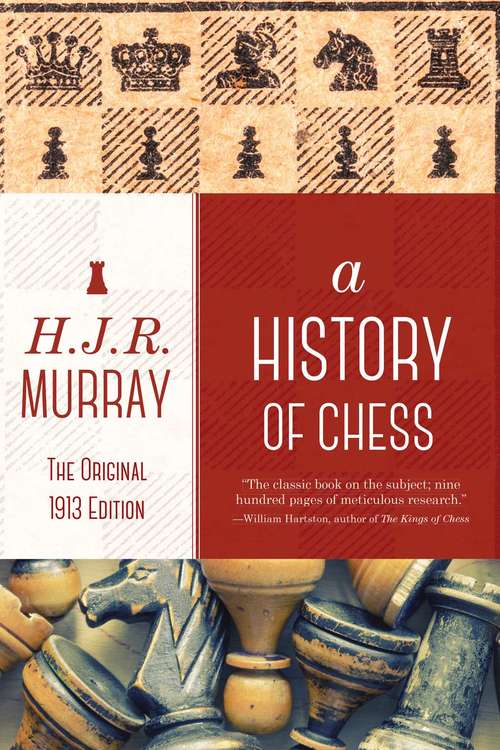 Book cover of History of Chess