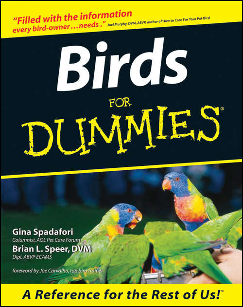 Birds For Dummies (For Dummies Ser.)