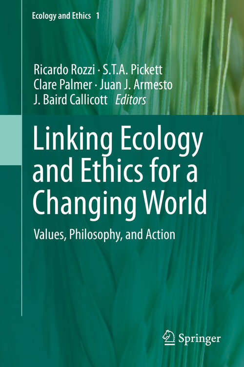 Book cover of Linking Ecology and Ethics for a Changing World