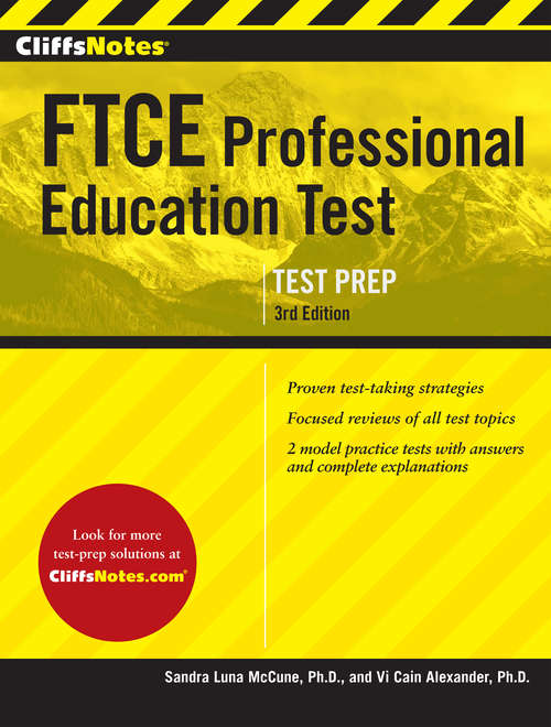 CliffsNotes FTCE Professional Education Test 3rd Edition