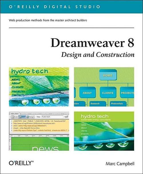 Book cover of Dreamweaver 8 Design and Construction