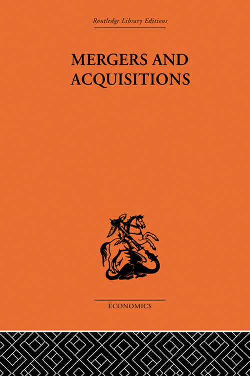 Mergers and Aquisitions: Planning and Action