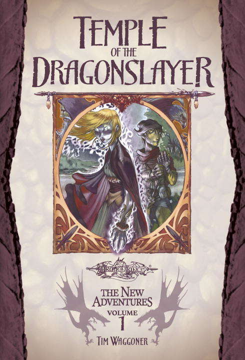 Book cover of Temple of the Dragonslayer (Dragonlance: The New Adventures #1)