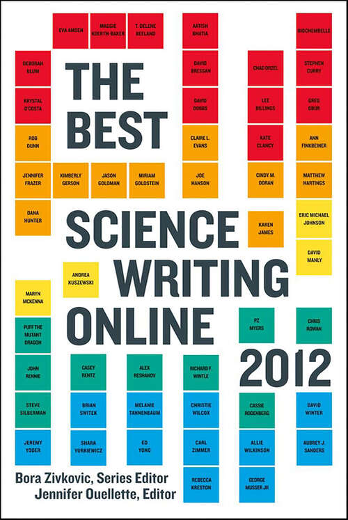 Book cover of The Best Science Writing Online 2012