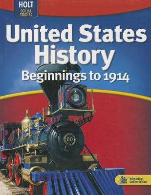 Book cover of United States History: Beginnings to 1914