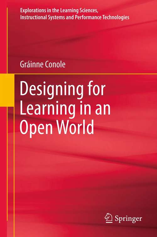 Book cover of Designing for Learning in an Open World