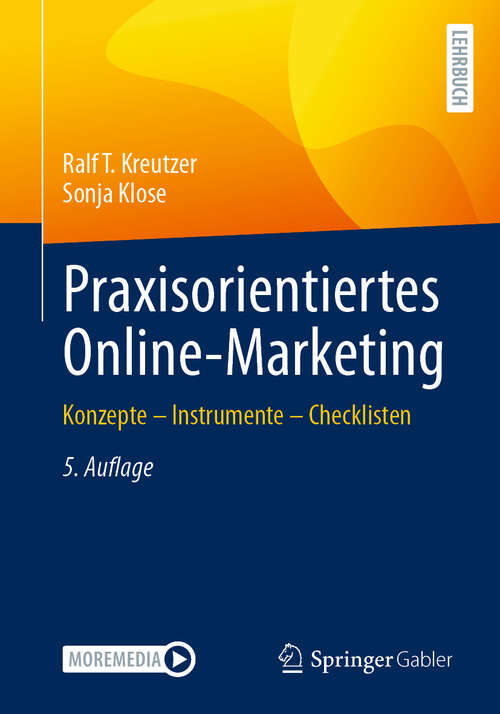 Book cover of Praxisorientiertes Online-Marketing: Konzepte – Instrumente – Checklisten (5. Auflage 2025)