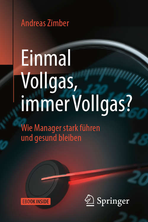 Book cover of Einmal Vollgas, immer Vollgas?