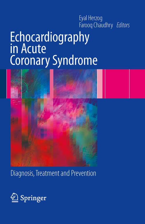 Book cover of Echocardiography in Acute Coronary Syndrome