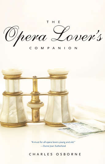 Book cover of The Opera Lover's Companion