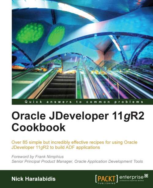 Book cover of Oracle JDeveloper 11gR2 Cookbook