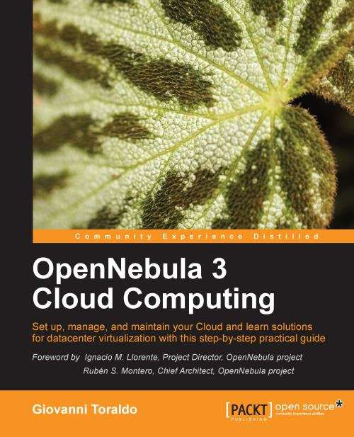 Book cover of OpenNebula 3 Cloud Computing