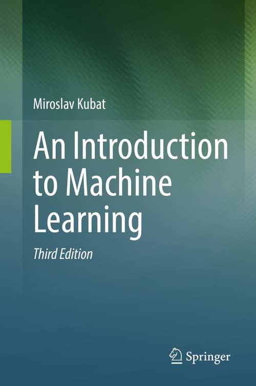Book cover of An Introduction to Machine Learning (3rd ed. 2021)