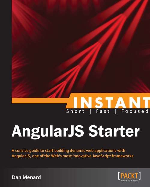 Book cover of Instant AngularJS Starter