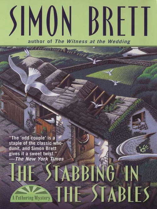 Book cover of The Stabbing in the Stables (Fethering Mystery #7)