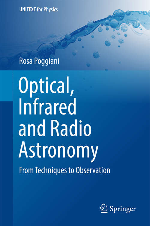 Book cover of Optical, Infrared and Radio Astronomy