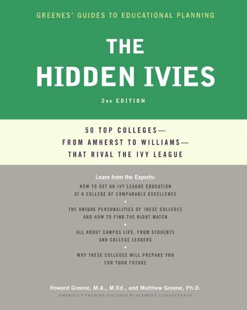 Book cover of The Hidden Ivies