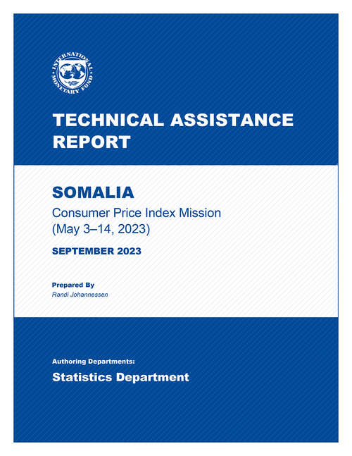 Book cover of Somalia: Technical Assistance Report-consumer Price Index Mission (may 3-14, 2023) (Technical Assistance Reports)