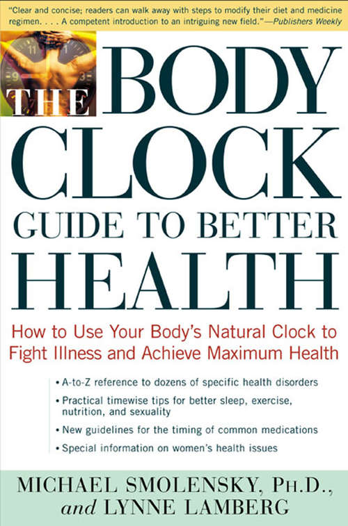Book cover of The Body Clock Guide to Better Health