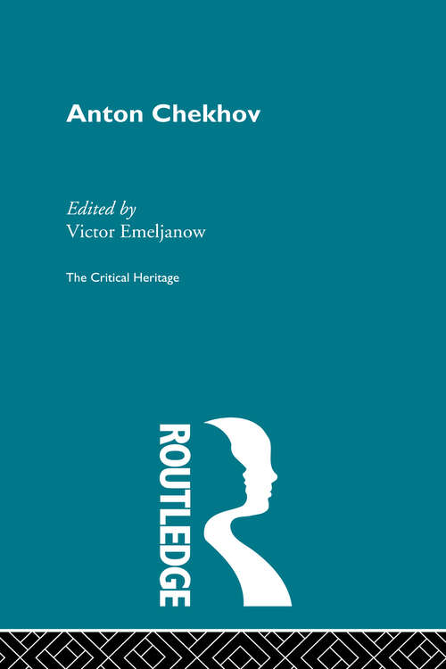 Book cover of Anton Chekhov