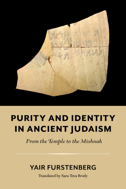 Book cover of Purity and Identity in Ancient Judaism: From the Temple to the Mishnah (Olamot Series in Humanities and Social Sciences)
