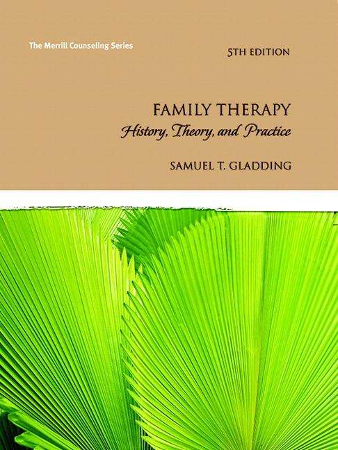 Book cover of Family Therapy: History, Theory, and Practice