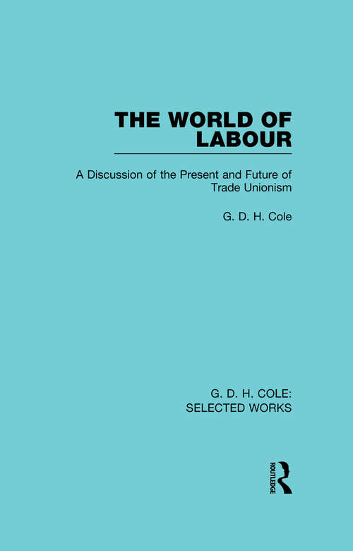 Book cover of The World of Labour
