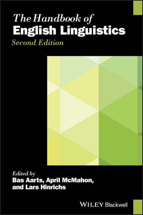 Book cover of The Handbook of English Linguistics (2) (Blackwell Handbooks in Linguistics #15)