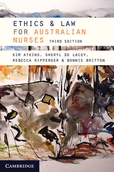 Book cover of Ethics and Law for Australian Nurses