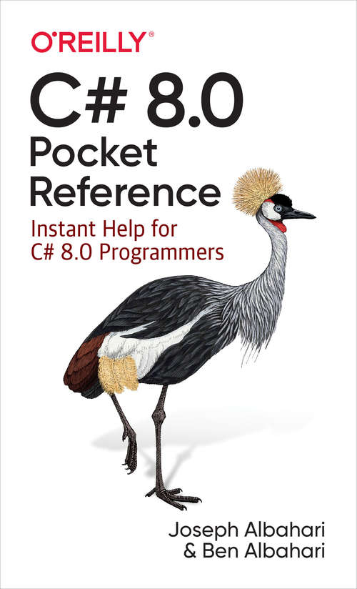 Book cover of C# 8.0 Pocket Reference: Instant Help for C# 8.0 Programmers