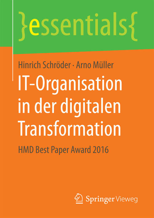 Book cover of IT-Organisation in der digitalen Transformation