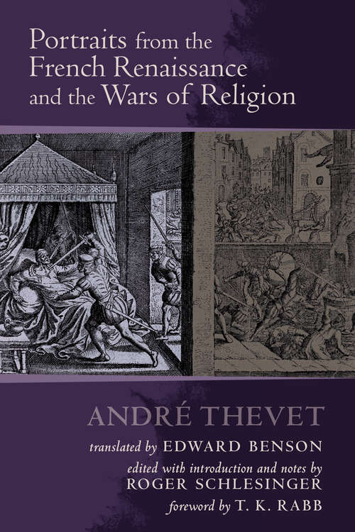 Book cover of Portraits from the French Renaissance and the Wars of Religion (Early Modern Studies)