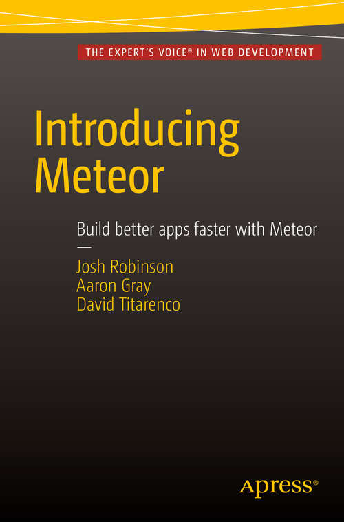 Book cover of Introducing Meteor