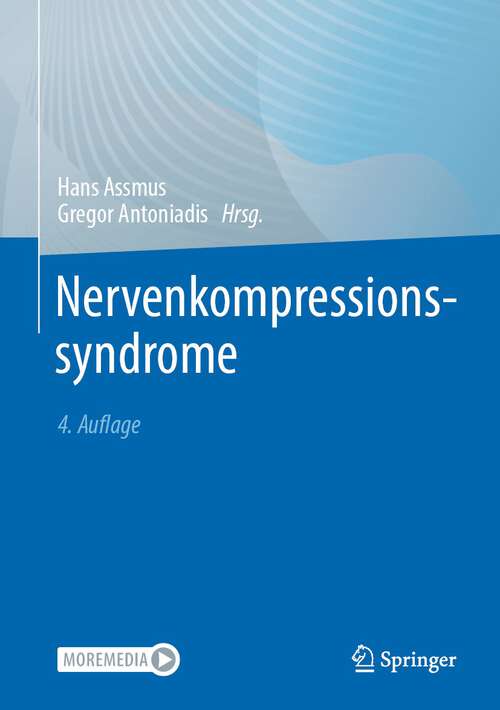 Book cover of Nervenkompressionssyndrome (4. Aufl. 2023)