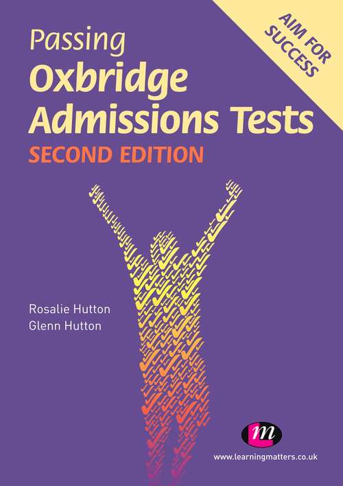 Book cover of Passing Oxbridge Admissions Tests