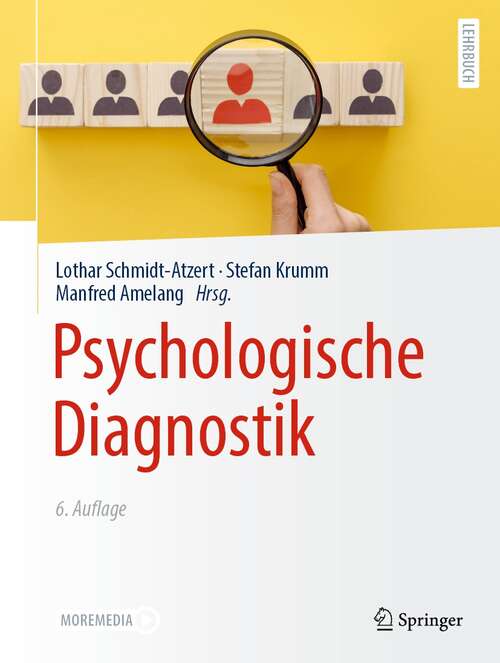 Book cover of Psychologische Diagnostik (6., vollst. überarb. Aufl. 2021)