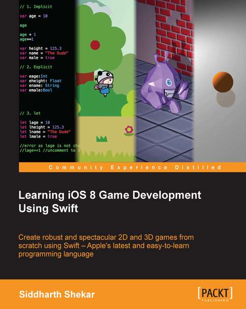 Book cover of Learning iOS 8 Game Development Using Swift