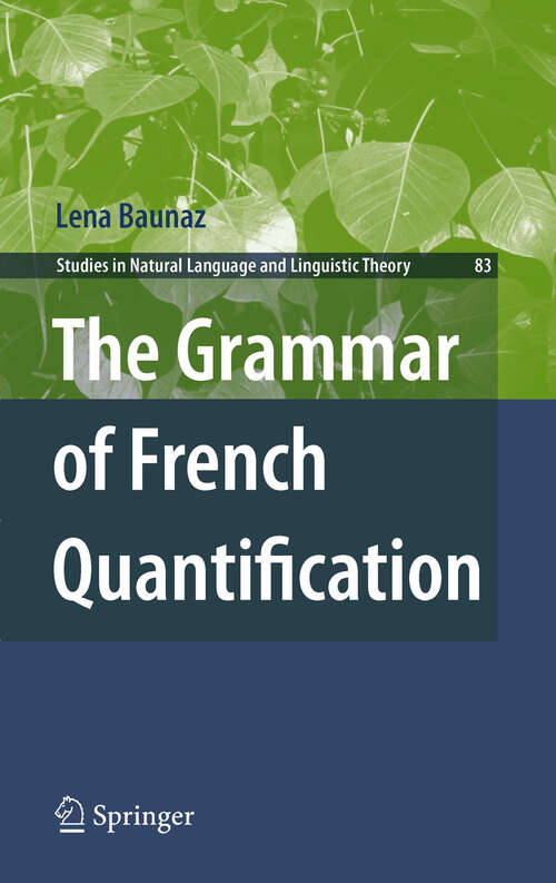 Book cover of The Grammar of French Quantification