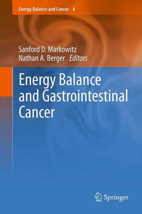 Book cover of Energy Balance and Gastrointestinal Cancer
