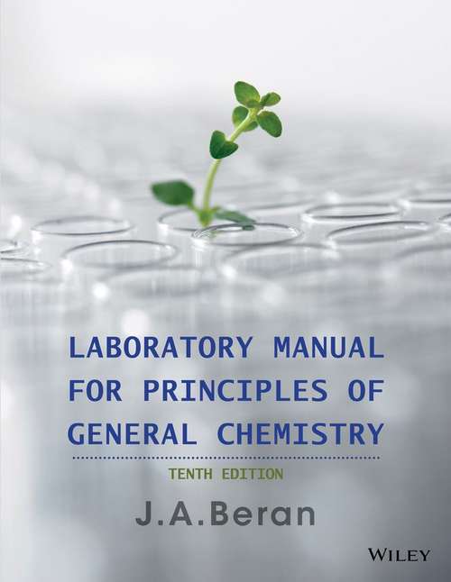 Book cover of Laboratory Manual for Principles of General Chemistry (Tenth Edition)