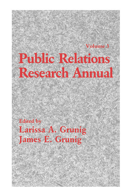 Public Relations Research Annual