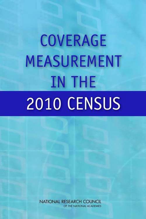 Book cover of Coverage Measurement In The 2010 Census