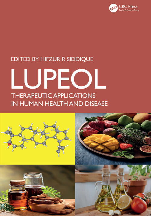 Book cover of Lupeol: Therapeutic Applications in Human Health and Disease (1)