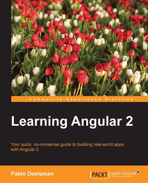 Book cover of Learning Angular 2